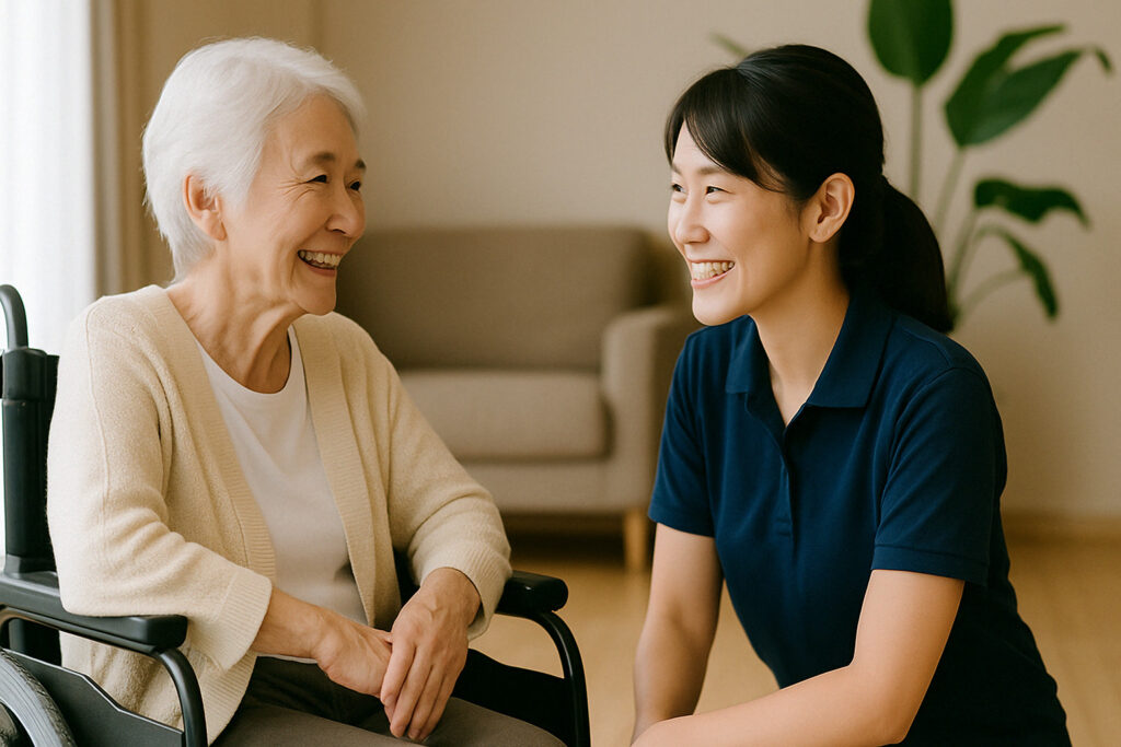 岐阜市の訪問看護の様子
